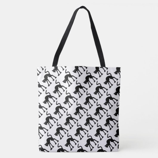 Halloween Black Cats Tote Bag (Voorkant)