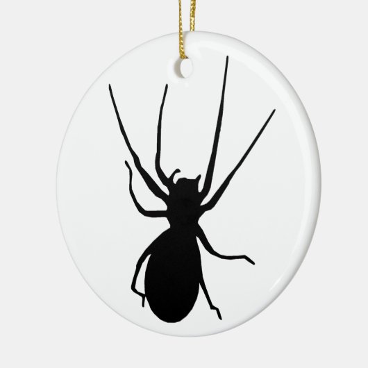 Halloween Black Creepy Spider Ornament (Links)