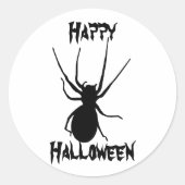 Halloween Black Creepy Spider Stickers (Voorkant)