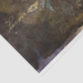 Halloween Black Crow and Pumpkin Scary Tissuepapier (Detail)