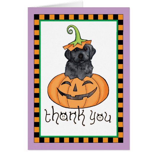 Halloween Black Lab Hartelijk dank (Voorkant)