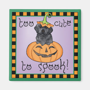 Halloween Black Lab Magneet
