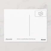 Halloween Black Lab Vampire Briefkaart (Achterkant)