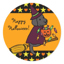 Halloween Black Labrador en Beam Stars