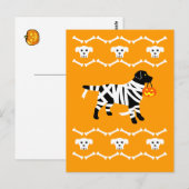 Halloween Black Labrador Mummy Briefkaart (Voorkant / Achterkant)