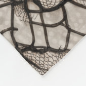 Halloween Black Lace Spider Webdeken – Naadloos Fleece Deken (Hoek)