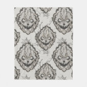 Halloween Black Lace Spiderweb Deken & Kussen – (Voorkant)