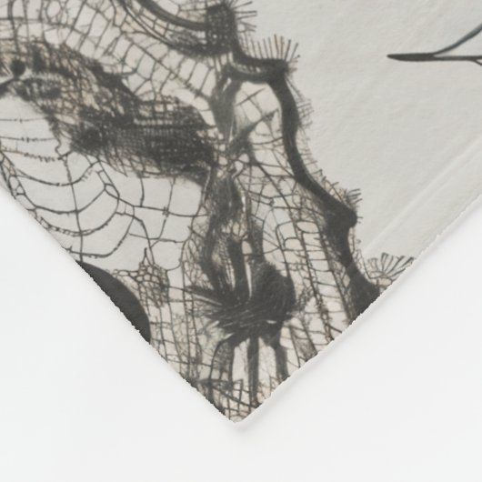 Halloween Black Lace Spiderweb Deken & Kussen – (Hoek)