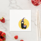 Halloween Black Llama Party Servet (Insitu)