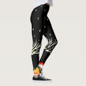 Halloween Black night fantasy scene Leggings (Rechts)
