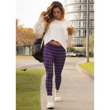 Halloween Black Paars Harlequin Pattern Costuum