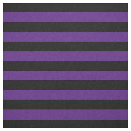 Halloween Black Paarse Stripes Pattern Modern Chic Stof (Swatch)