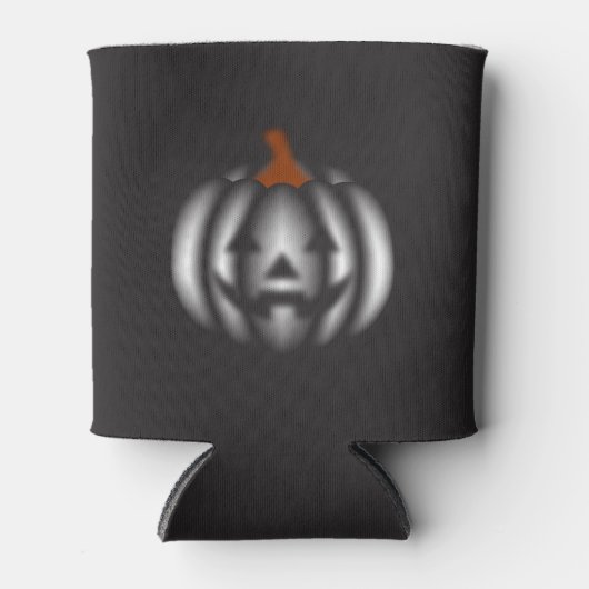 Halloween black pumpkin  blikjeskoeler (Voorkant)