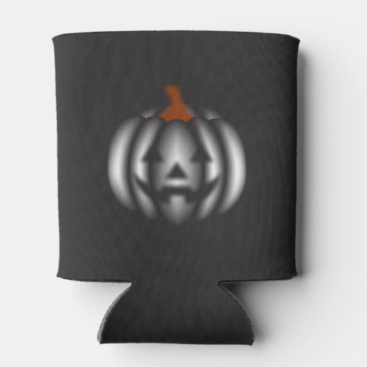 Halloween black pumpkin  blikjeskoeler (Achterkant)