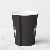 Halloween black pumpkin  papieren bekers (Links)