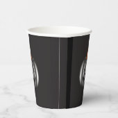 Halloween black pumpkin  papieren bekers (Rechts)