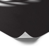 Halloween black pumpkin  poster (Hoek)