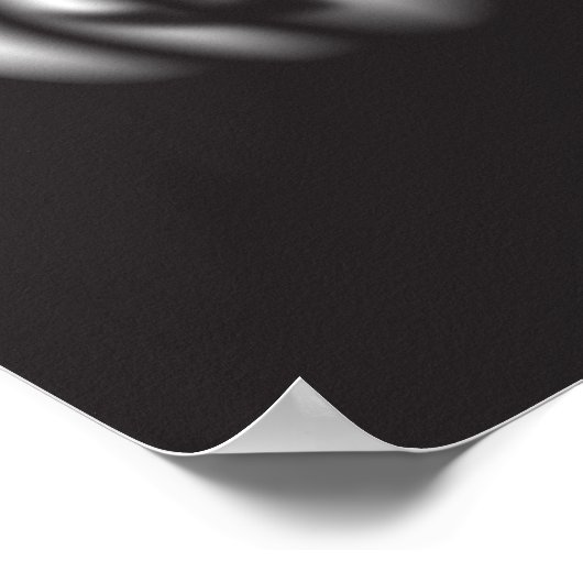 Halloween black pumpkin  poster (Hoek)