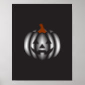 Halloween black pumpkin  poster (Voorkant)