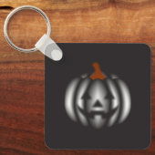 Halloween black pumpkin  sleutelhanger (Voorkant)
