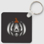 Halloween black pumpkin  sleutelhanger (Achterkant)