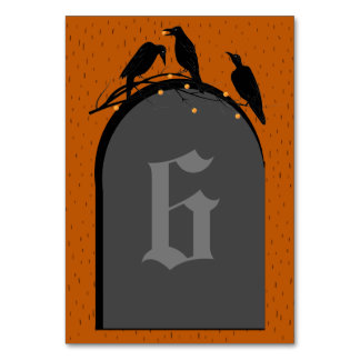 Halloween Black Ravens Spooky Kaart