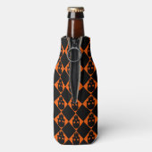Halloween Black Skull Bottle Cooler (Fles Achterkant)