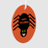 Halloween Black Spider Acrylversiering Ornament (voorkant)
