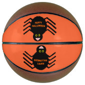 Halloween Black Spider Basketballen (Voorkant)