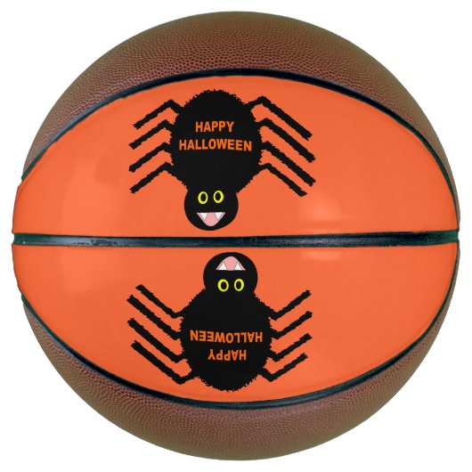 Halloween Black Spider Basketballen (Voorkant)