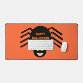 Halloween Black Spider Bureaumat (Keyboard & Muis)