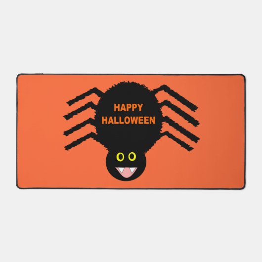 Halloween Black Spider Bureaumat (Voorkant)