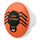 Halloween Black Spider Ceramic Knob Keramische Knop (Rechts)