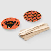 Halloween Black Spider Custom Hand Fan Handwaaier (Niet-gemonteerd)