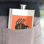 Halloween Black Spider Flask Flacon (Voorbeeld)