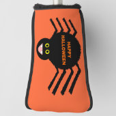 Halloween Black Spider Golf Putter Hoesje Golfheadcover (Draai 90)