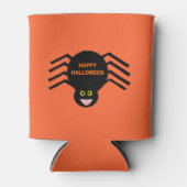 Halloween Black Spider Koelbox Blikjeskoeler (Voorkant)