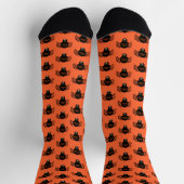 Halloween Black Spider Patterned Sokken (Top)