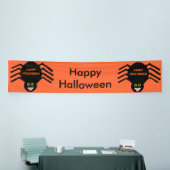 Halloween Black Spider persoonlijke banner (Beurs)