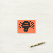 Halloween Black Spider Post merkt Pad op Post-it® Notes (Op bureau)