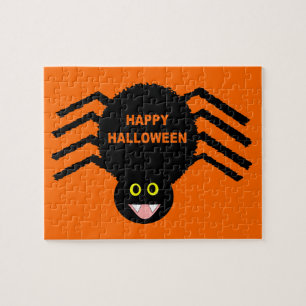 Halloween Black Spider Puzzle Legpuzzel