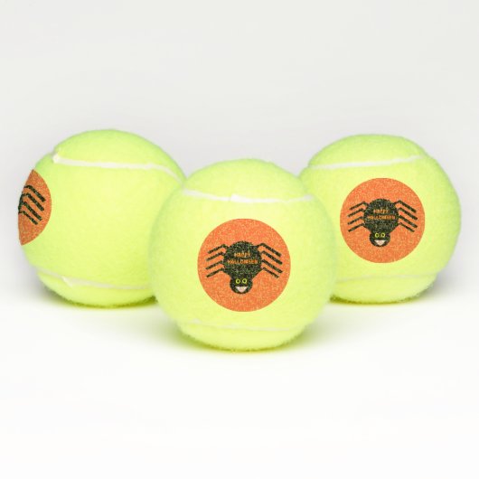 Halloween Black Spider Tennisballen (Multi)