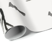 Halloween Black Tree Cadeaupapier (Rol Hoek)