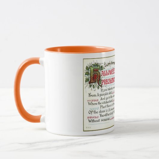 Halloween Black Witch Voorzorgsmaatregelen  Mok (Links)