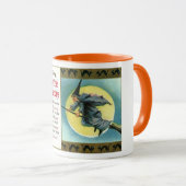 Halloween Black Witch Voorzorgsmaatregelen  Mok (Voorkant rechts)