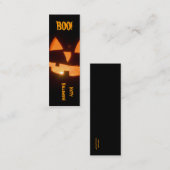 halloween bladwijzer mini visitekaartje (Voorkant / Achterkant)