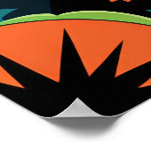 Halloween blanco uitnodiging poster (Hoek)