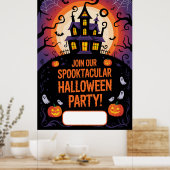Halloween blanco uitnodiging poster (Keuken)