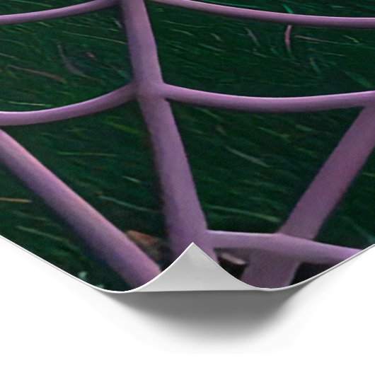 Halloween blanco uitnodiging poster (Hoek)