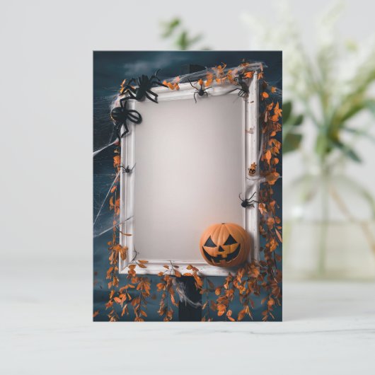 Halloween Blank Invitation Kaart #22 (Staand voorkant)